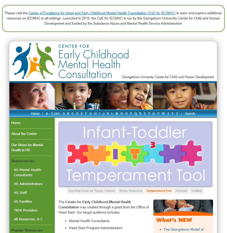 Center for Early Childhood Mental Health Consultation