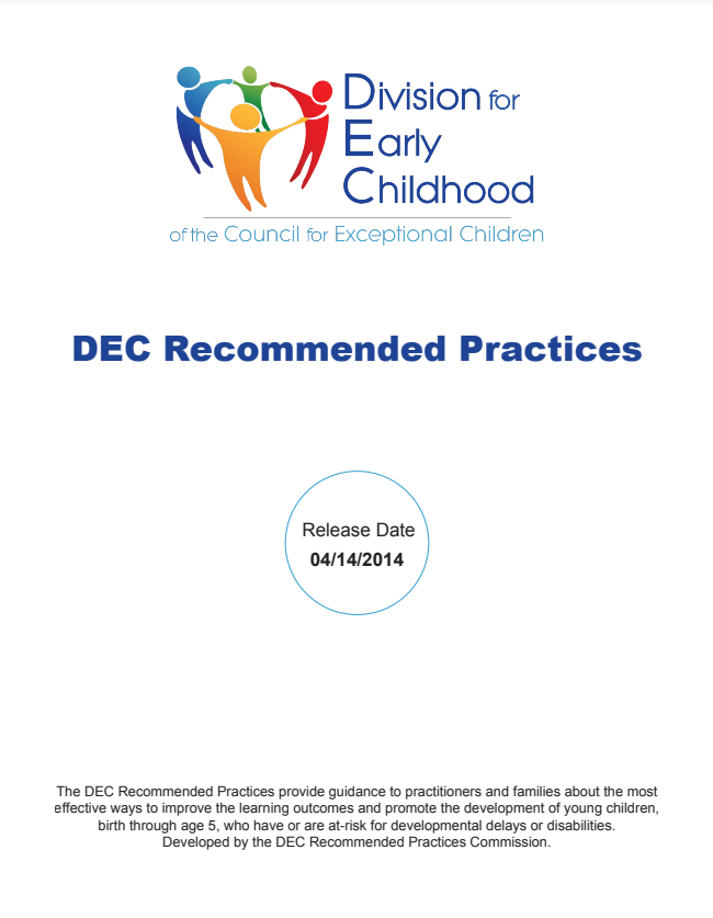 DEC Recommended Practices