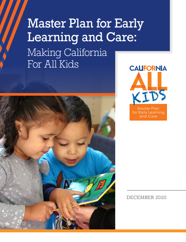 Master Plan for Early Learning and Care: Early Learning and Care Playbook